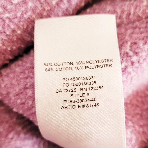 Aritzia TNA The Super Fleece Purple Hoodie Fleece Sweater - Size XS - Picture 5 of 9